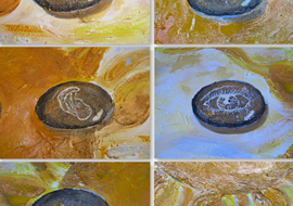 Particolari affresco i 5 sensi